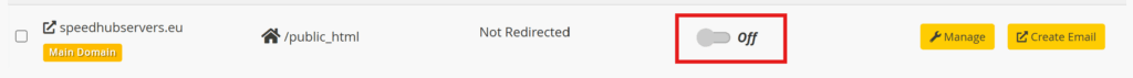 domain https activation
